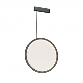 DK6606-BK Подвесной вертикальный светильник Veil со светодиодом H1700 d600 220V 48W 3000-6000K IP20 черный алюминий в Агрызе - agryz.ok-mebel.com | фото 5