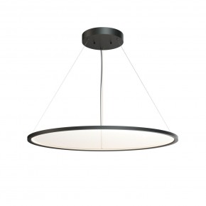 DK6620-BK Подвесной горизонтальный светильник Veil со светодиодом H900 d1000 220V 82W 3000-6000K IP20 черный алюминий в Агрызе - agryz.ok-mebel.com | фото 4