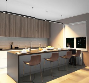 DK9123-BK Линейный светильник 30W 1250mm 3000K, черный в Агрызе - agryz.ok-mebel.com | фото 7