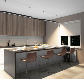 DK9124-BK Линейный светильник 30W 1250mm 4000K, черный в Агрызе - agryz.ok-mebel.com | фото 4