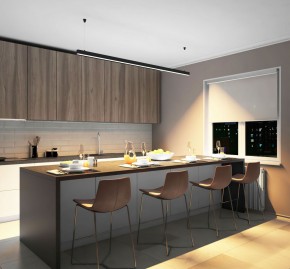 DK9203-BK Линейный светильник 52W 2000mm 3000K, черный в Агрызе - agryz.ok-mebel.com | фото 5