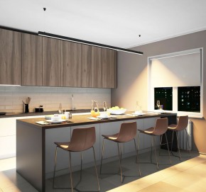 DK9253-BK Линейный светильник 62W 2500mm 3000K, черный в Агрызе - agryz.ok-mebel.com | фото 5