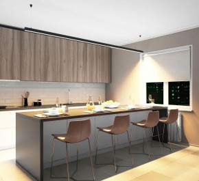 DK9303-BK Линейный светильник 72W 3000mm 3000K, черный в Агрызе - agryz.ok-mebel.com | фото 5