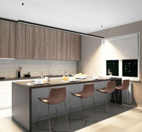 DK9304-BK Линейный светильник 72W 3000mm 4000K, черный в Агрызе - agryz.ok-mebel.com | фото 5