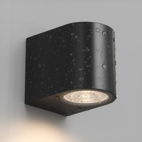DK9790-BK Настенный уличный светильник NARVIK, IP44, GU10 LED, до 15 Вт, черный, алюминий в Агрызе - agryz.ok-mebel.com | фото 3