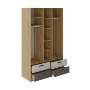Дуглас (подростковая) М02 Шкаф трехсекционный в Агрызе - agryz.ok-mebel.com | фото 2