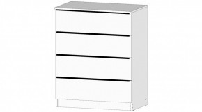 ЭЛЕГАНТ Комод 4 ящика (белый) в Агрызе - agryz.ok-mebel.com | фото