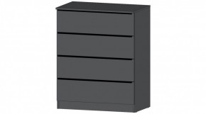 ЭЛЕГАНТ Комод 4 ящика (графит) в Агрызе - agryz.ok-mebel.com | фото