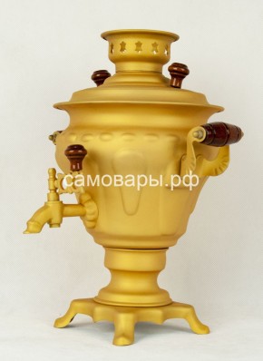 Электрический самовар "Русское золото" матовая груша на 2 литра (Ограниченная серия) в Агрызе - agryz.ok-mebel.com | фото 1