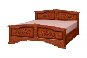 ЕЛЕНА Кровать из массива (Орех) в Агрызе - agryz.ok-mebel.com | фото 2
