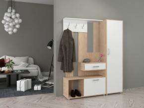 ЭНТЕР 1 Прихожая (модульная) дуб сонома/белый в Агрызе - agryz.ok-mebel.com | фото