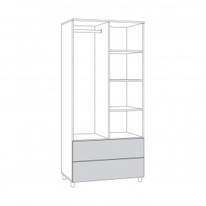 Эйп Шкаф для одежды 13.334 в Агрызе - agryz.ok-mebel.com | фото 2