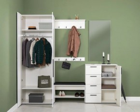 ЭЙР прихожая (модульная) Белый Шагрень в Агрызе - agryz.ok-mebel.com | фото 2