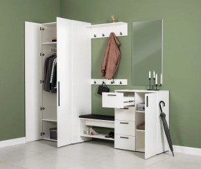 ЭЙР прихожая (модульная) Белый Шагрень в Агрызе - agryz.ok-mebel.com | фото 27