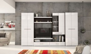 Фиеста №13 Комод глухой (Венге/Белый глянец) в Агрызе - agryz.ok-mebel.com | фото 2