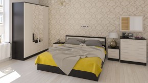 Фиеста Кровать 1800, цвет венге/дуб лоредо, ШхГхВ 183,5х203,5х80 см., сп.м. 1800х2000 мм., без матраса, основание есть в Агрызе - agryz.ok-mebel.com | фото 5