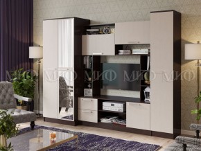 ФЛОРА Стенка (2700) ЛДСП (Дуб Беленый/Венге) в Агрызе - agryz.ok-mebel.com | фото