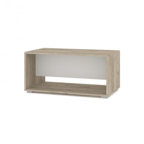 ФЛОРИДА Ф61 Стол журнальный (полка) дуб серый/белый в Агрызе - agryz.ok-mebel.com | фото