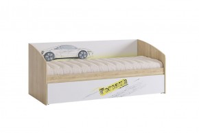 ФОРСАЖ Кровать (сонома/белый) в Агрызе - agryz.ok-mebel.com | фото