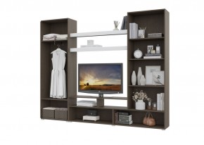 Гостиная Альфа МДФ (Венге/Белый глянец) в Агрызе - agryz.ok-mebel.com | фото 2