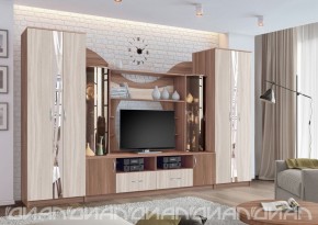 Гостиная Аллегро с 2 шкафами вариант-5 (Ясень светлый/тёмный) в Агрызе - agryz.ok-mebel.com | фото 3