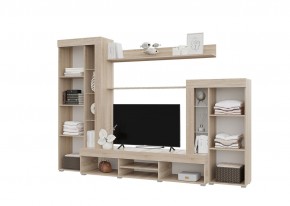 Гостиная Дельта (Сонома/Белый) в Агрызе - agryz.ok-mebel.com | фото 2