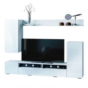 Гостиная Диаманд (белый/белый глянец) в Агрызе - agryz.ok-mebel.com | фото 3