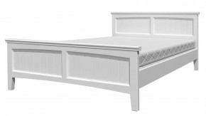 ГРАЦИЯ-4 Кровать из массива 1400 (Белый античный) в Агрызе - agryz.ok-mebel.com | фото