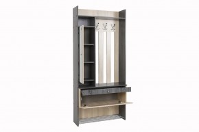 ГРЕТТА Прихожая (дуб сонома/ясень черный) в Агрызе - agryz.ok-mebel.com | фото 10