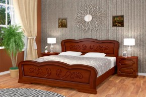 КАРИНА-8 Кровать из массива (Орех) в Агрызе - agryz.ok-mebel.com | фото