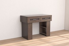 Кэт-4 Стол туалетный (МДФВенге/Экокожа Caiman коричневый) в Агрызе - agryz.ok-mebel.com | фото