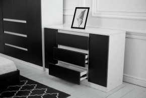 Комод 1200 Парус (Белый/Графит) в Агрызе - agryz.ok-mebel.com | фото 3