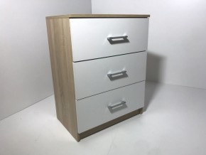 Комод 3 ящика (дуб сонома/белый) в Агрызе - agryz.ok-mebel.com | фото