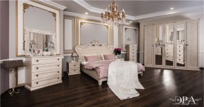 Комод 4 ящика Афина + Зеркало ППУ Афина (крем корень) в Агрызе - agryz.ok-mebel.com | фото 7