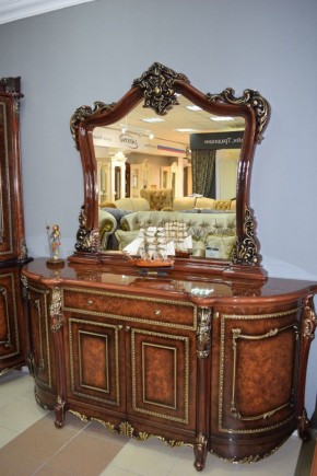 Комод Джоконда + зеркало (корень дуба глянец) в Агрызе - agryz.ok-mebel.com | фото 3