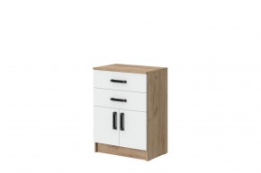 Комод Эконом (Дуб крафт золотой/Белый текстурный) в Агрызе - agryz.ok-mebel.com | фото
