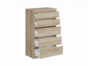 Комод КАСТОР с пятью ящиками, цвет Дуб Сонома в Агрызе - agryz.ok-mebel.com | фото 2