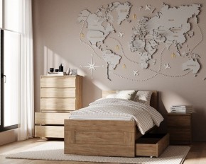 Комод КАСТОР с пятью ящиками, цвет Дуб Сонома в Агрызе - agryz.ok-mebel.com | фото 3