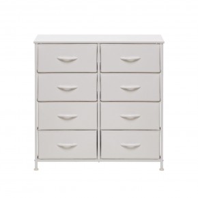 Комод Leset Линкс 8 ящ. (к/з), Каркас Белый, ящики Белые в Агрызе - agryz.ok-mebel.com | фото