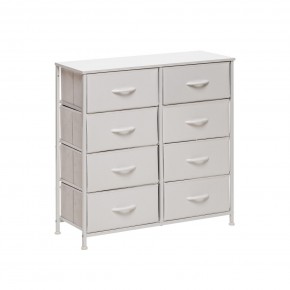 Комод Leset Линкс 8 ящ. (к/з), Каркас Белый, ящики Белые в Агрызе - agryz.ok-mebel.com | фото 3