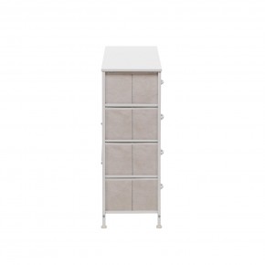 Комод Leset Линкс 8 ящ. (к/з), Каркас Белый, ящики Белые в Агрызе - agryz.ok-mebel.com | фото 5