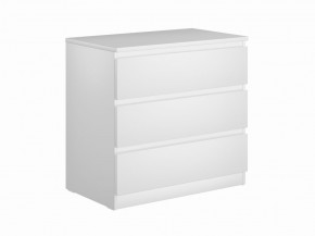 Комод МАЛЬТА с тремя выдвижными ящиками, цвет белый в Агрызе - agryz.ok-mebel.com | фото