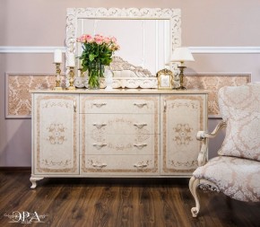 Комод широкий Патрисия (крем корень глянец) в Агрызе - agryz.ok-mebel.com | фото 2