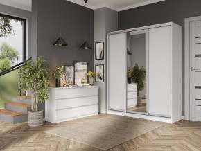 Комод с 6 ящиками 1400 "Бьянко" (Белый лофт) в Агрызе - agryz.ok-mebel.com | фото 2