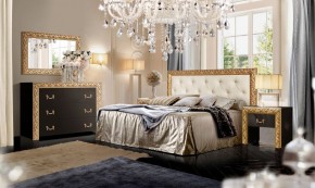 Комод Тиффани Premium черная/золото (ТФКМ-1(П) в Агрызе - agryz.ok-mebel.com | фото 2