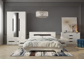 Комод Вега 1200 (Крафт белый - Венге) в Агрызе - agryz.ok-mebel.com | фото 3