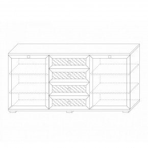 Комодино (фасады глухие) Парма Нео в Агрызе - agryz.ok-mebel.com | фото 6