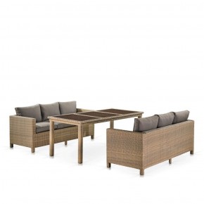 Комплект плетеной мебели T365/S65B-W65 Light Brown в Агрызе - agryz.ok-mebel.com | фото
