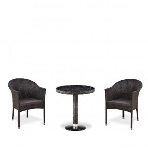 Комплект плетеной мебели T601/Y350A-W53 Brown (2+1) в Агрызе - agryz.ok-mebel.com | фото 1