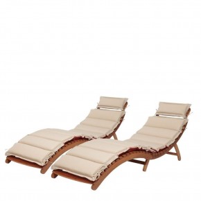 Комплект шезлонги и столик AFM-803A-T133 Beige (2+1) в Агрызе - agryz.ok-mebel.com | фото 2